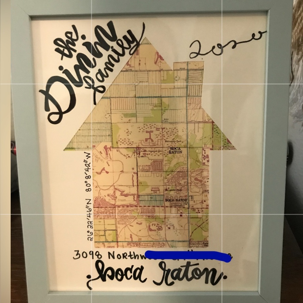 Custom Map Art Print - Picture 4 of 6